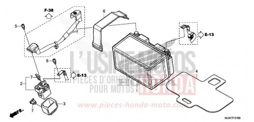 BATTERIE CB500FAH de 2017